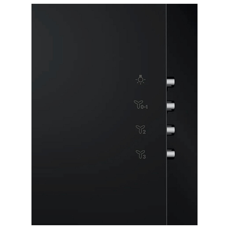 Витяжка Electrolux вертикальна, 60см, 600м куб год., чорний