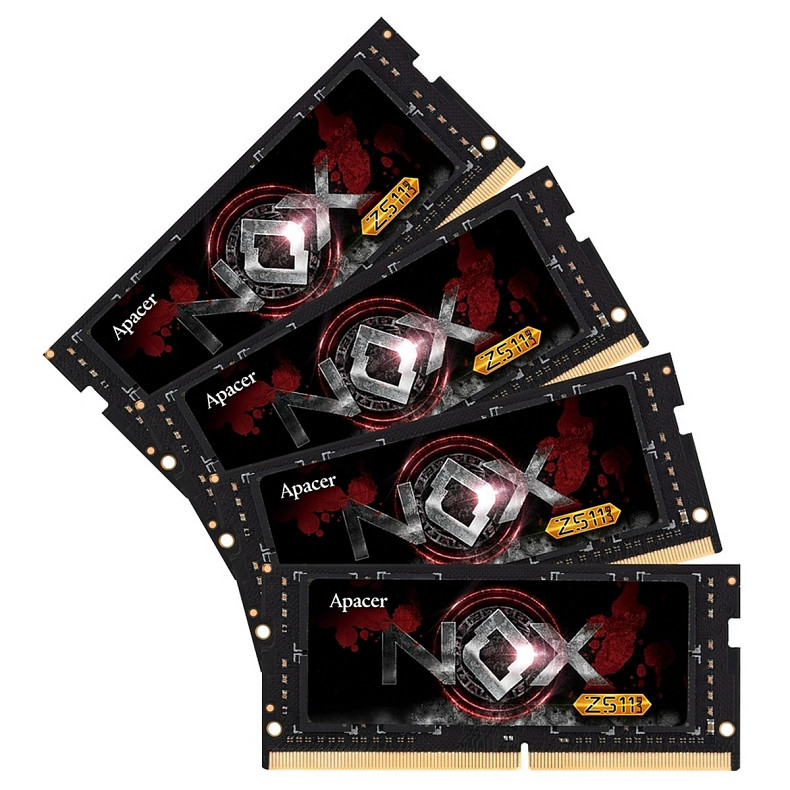 ОЗУ SO-DIMM 8GB/3200 DDR4 Apacer NOX Black (A4S08G32CLYBDAA-1)