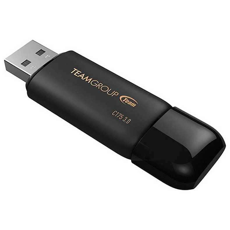 Флеш накопитель USB 3.1 32GB Team C175 Pearl Black (TC175332GB01)