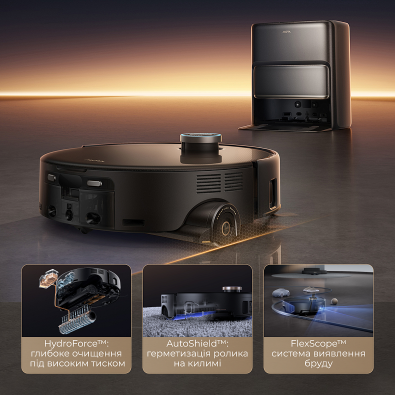 Робот пылесос MOVA Z60 Ultra Roller Complete Black-EUA