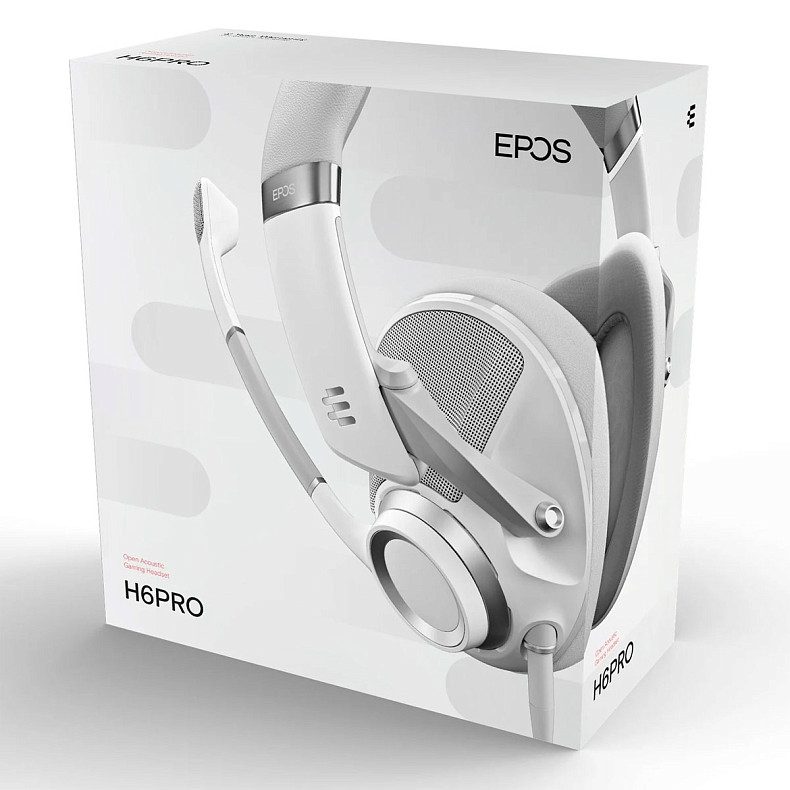 Наушники с микрофоном Sennheiser EPOS H6PRO Open Ghost White (1000971)