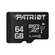 Карта памяти MicroSDXC 64GB UHS-I Class 10 Patriot LX (PSF64GMDC10)