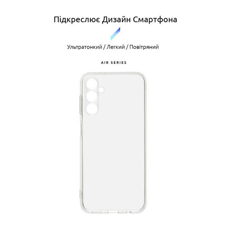 Чехол-накладка Armorstandart Air для Samsung Galaxy M14 5G SM-M146 Camera cover Transparent (ARM6818