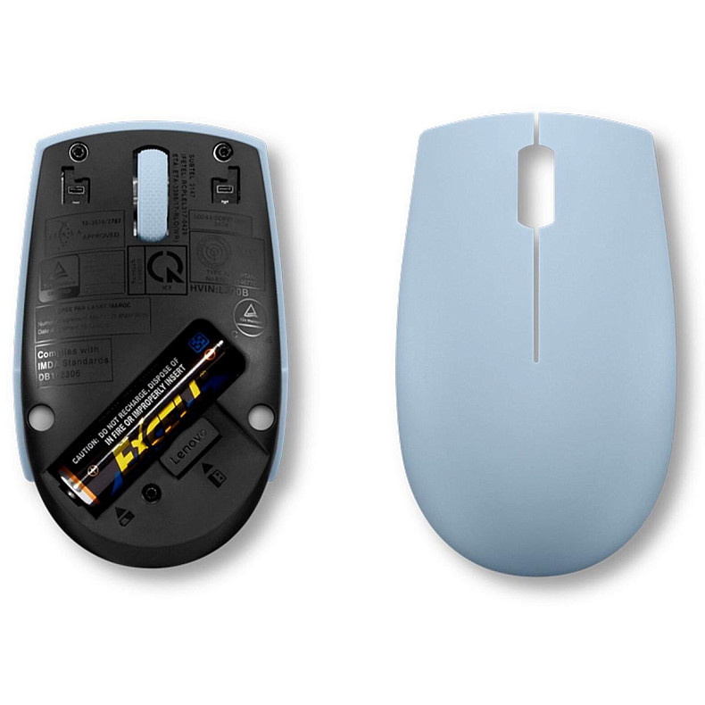 Мышь Lenovo 300 Wireless Mouse (Frost Blue) Frost Blue