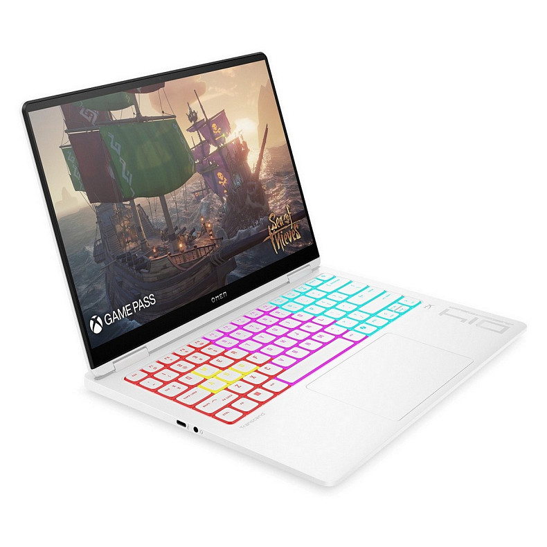 Ноутбук HP OMEN Transcend 14-fb1001ru 14" 3K OLED, Intel U9-285H, 64GB, F2TB, NVD5070-8, Win11, белый