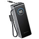 Павербанк EcoFlow RAPID Power Bank с кабелями 25000mAh серебристый