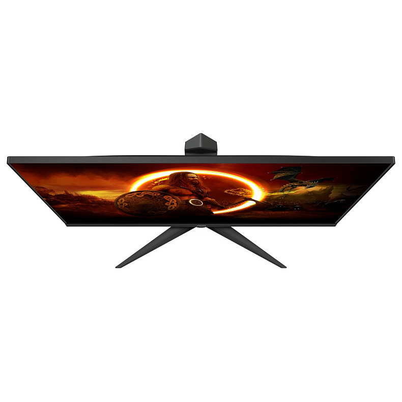 Монітор 27" AOC 27G2ZN3/BK, VA, 280Гц, 0,5ms, HDMIx2, DP, HAS, Pivot, чорний з червоним