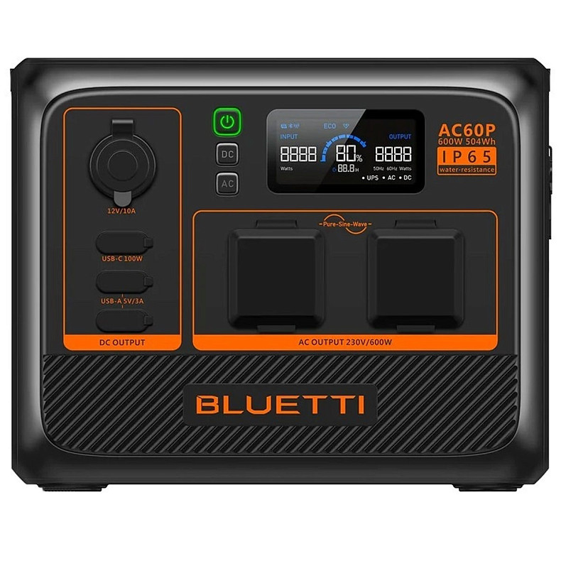 Зарядна станція Bluetti AC60P 504Wh 600W