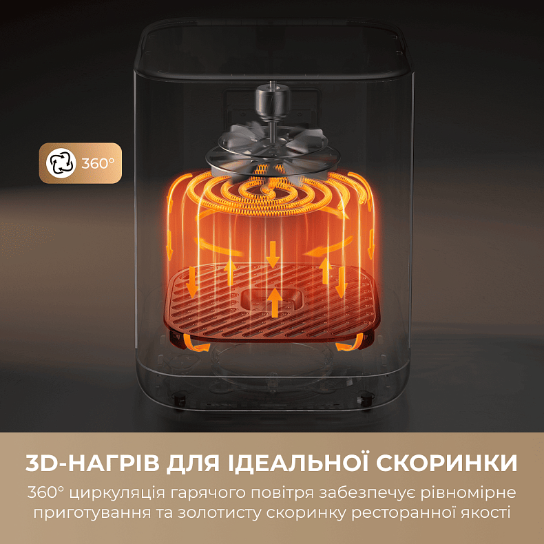 Мультипечь MOVA AeroChef FD10s Pro Black
