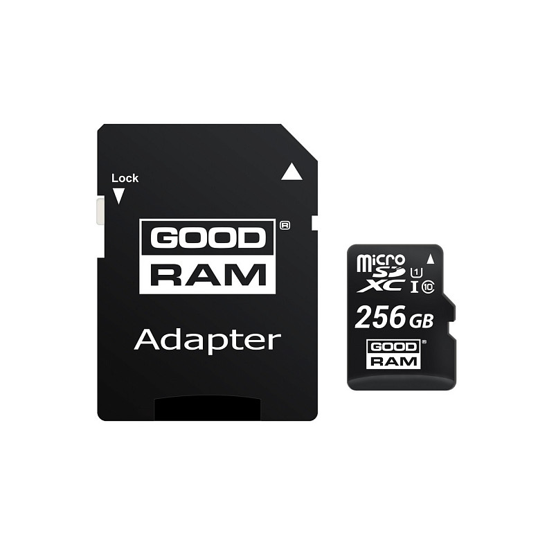 MicroSDXC 256GB UHS-I Class 10 Goodram + SD-adapter (M1AA-2560R12)