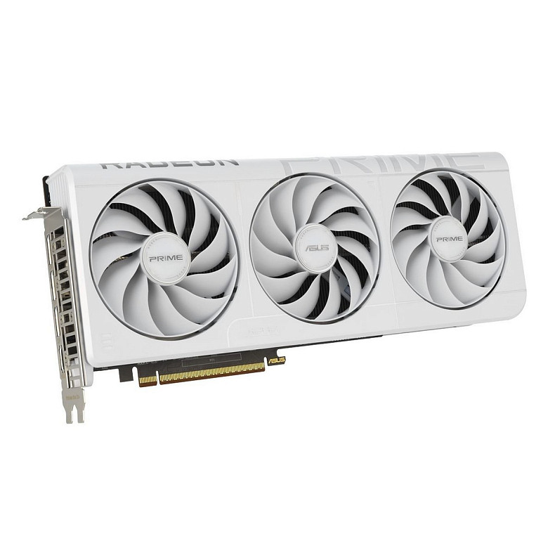 Видеокарта ASUS Radeon RX 9070 XT Prime White OC 16GB GDDR6 (PRIME-RX9070XT-O16G-WHITE)