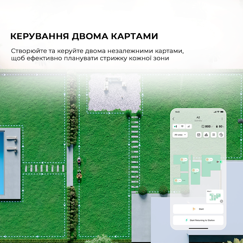 Газонокосилка-робот Dreame A2