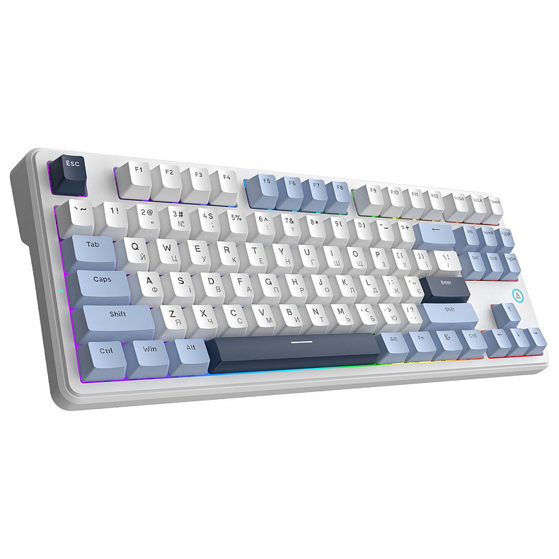 Клавиатура Ajazz AK870 V2 Flying Fish Switch White USB-C (AK870-V2-FF-BWB)