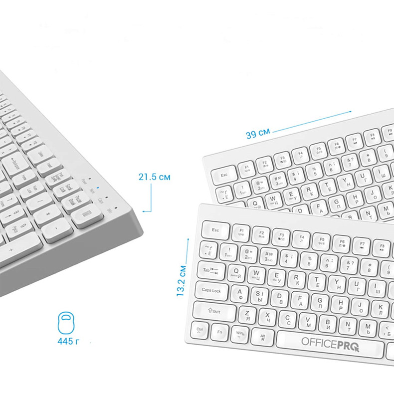 Клавіатура бездротова OfficePro (SK985W)