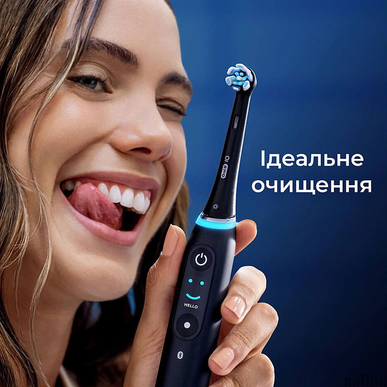 Насадка для зубной щетки Braun Oral-B iO RB WB Radiant White Черные (4)