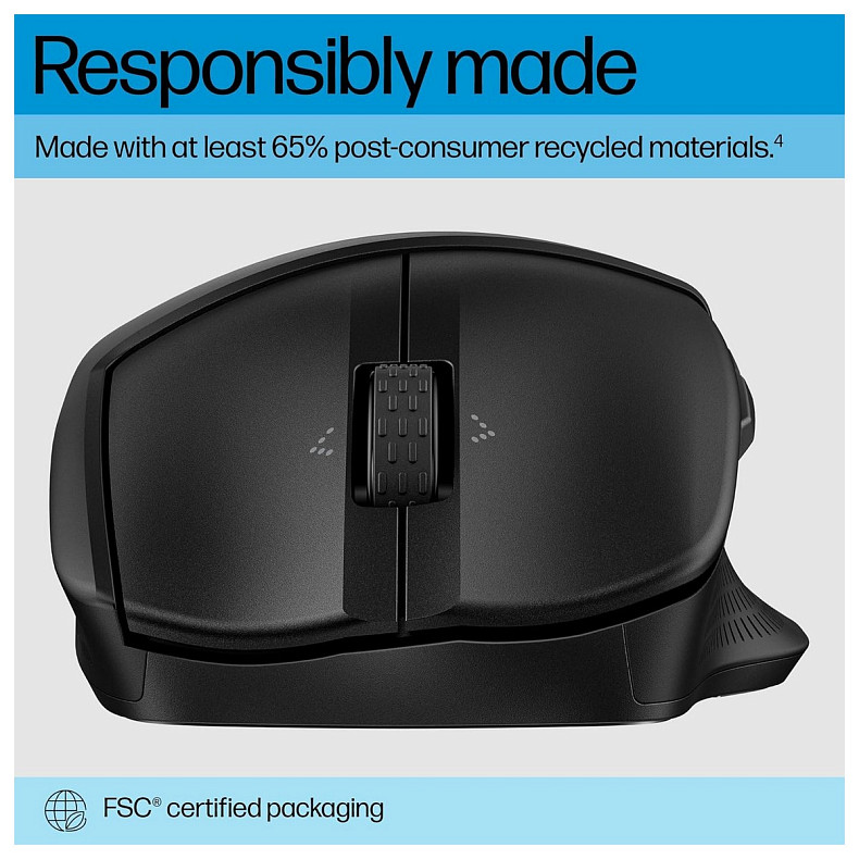 Мышь HP 480 Comfort, BT, черный