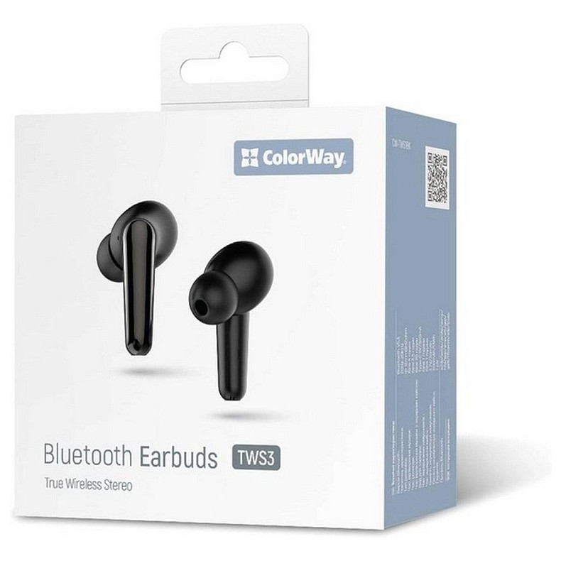 Наушники СolorWay TWS-3 Earbuds Black (CW-TWS3BK)