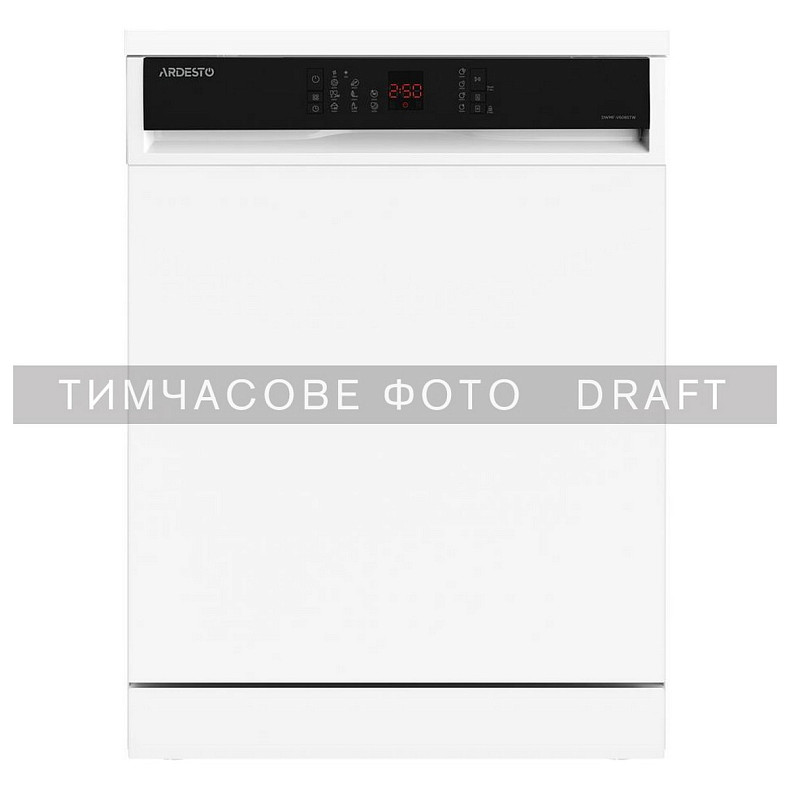 Посудомоечная машина ARDESTO, 12компл., А++, 60см, дисплей, обработка паром, белый