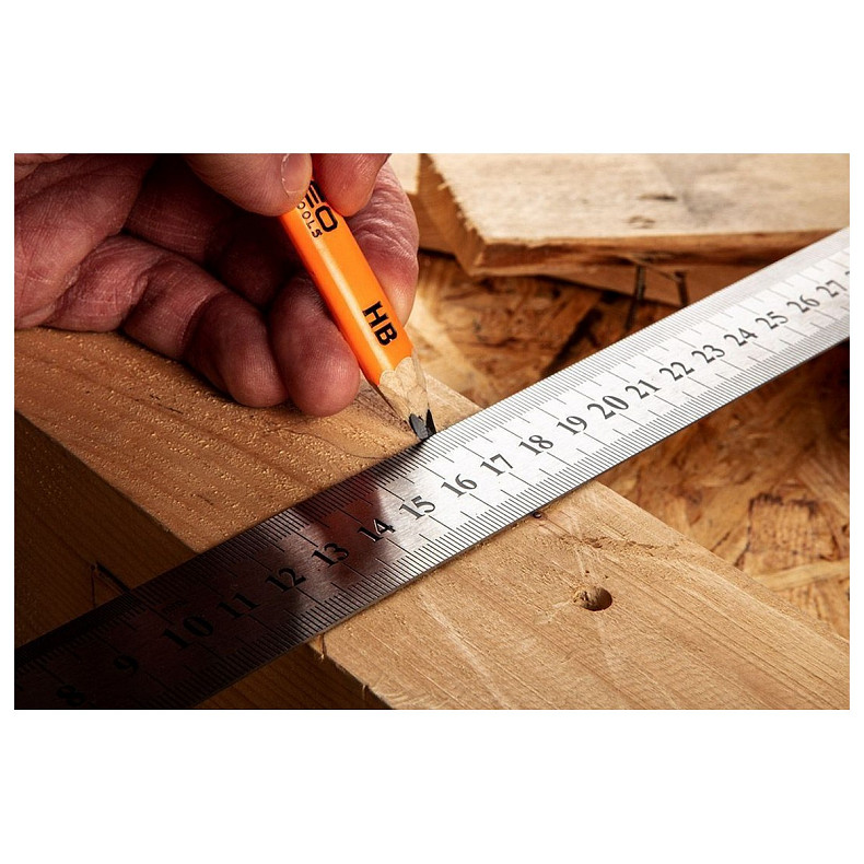 Линейка Neo Tools, нержавеющая сталь, 500мм (72-215)