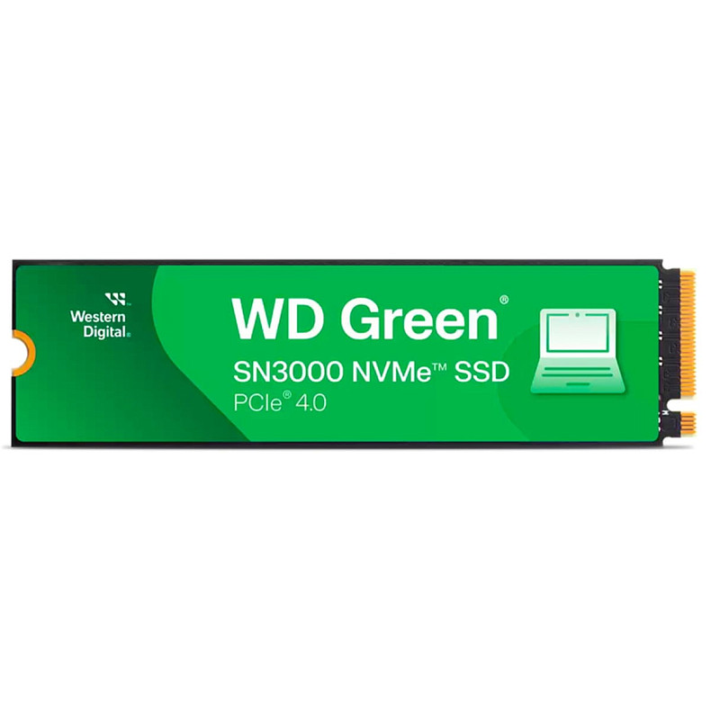 SSD Диск WD GREEN SN3000 M.2 NVME 500GB WDS500G4G