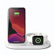 Бездротовий зарядний пристрій Belkin Boost Up 3-in-1 Wireless Charger White (WIZ001VFWH)