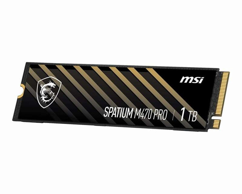 SSD диск MSI Spatium M470 Pro 1TB M.2 2280 PCIe 4.0 x4 NVMe 3D NAND TLC (S78-440L0J0-P83)