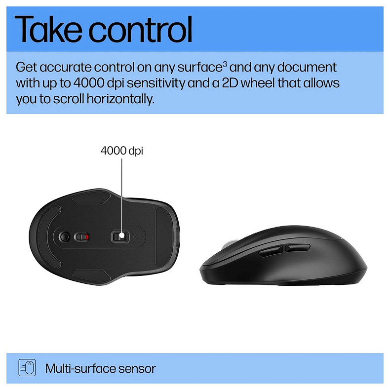 Миша HP 510 Ultra-Fast Rechargeable, WL, чорний