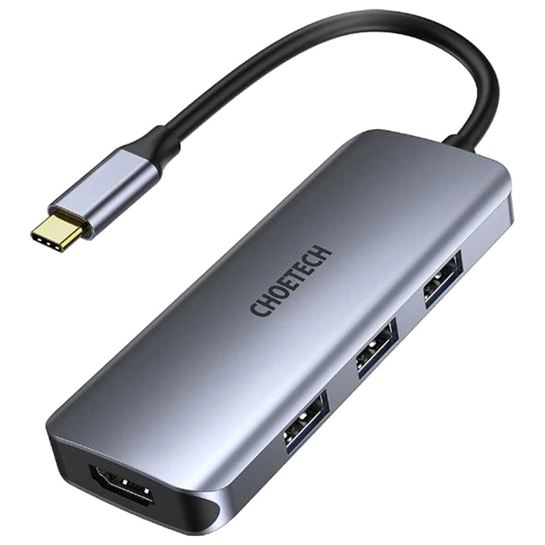 Док станція Choetech HUB-M19-GY