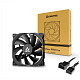 Корпусний вентилятор CHIEFTEC ZF-1425PWM, 140мм, 1200rpm, HDB, 4pin PWM, 20.1dBa, чорний