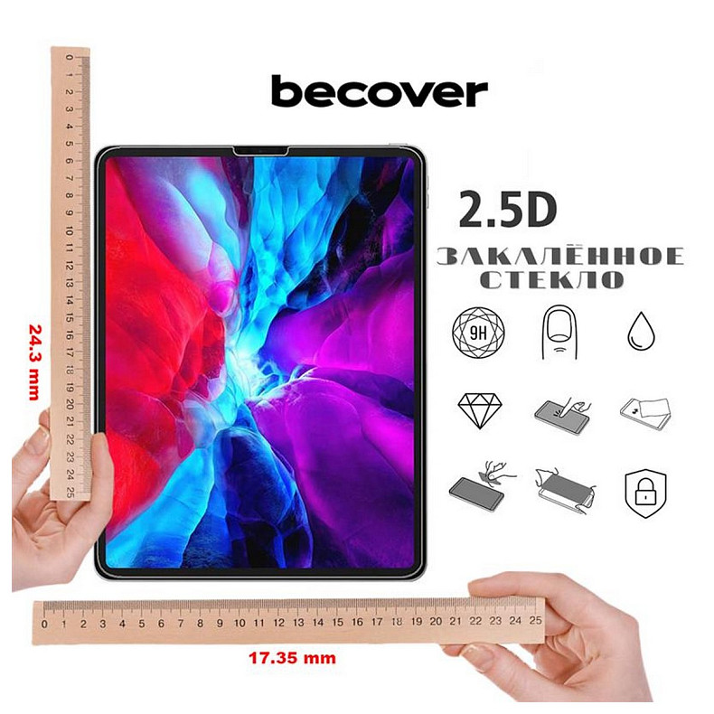 Защитное стекло BeCover для Apple iPad Pro 11 (2021) (706056)