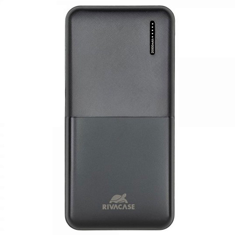 Універсальна мобільна батарея Rivacase RIVAPOWER VA2571 20000mAh QC/PD 18W Black