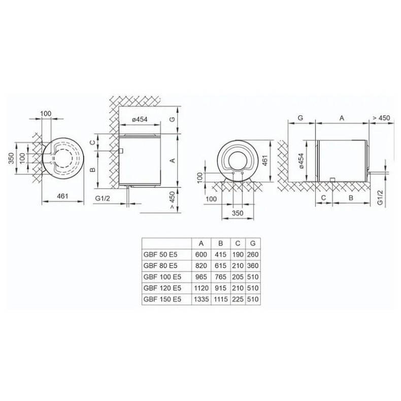 Водонагреватель Tiki GBF 100 V9