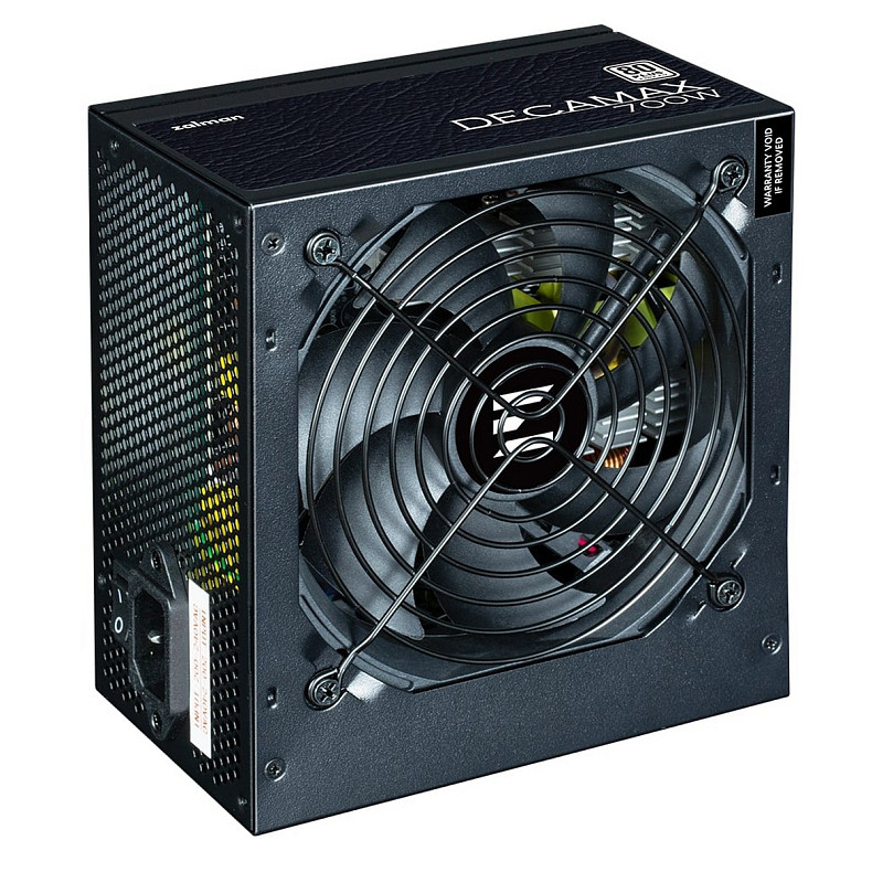Блок питания Zalman Decamax (700W) 85%, 80 Plus, 120мм, 1xMB 24pin(20+4), 1xCPU 8(4+4)+4pin, 3xMol