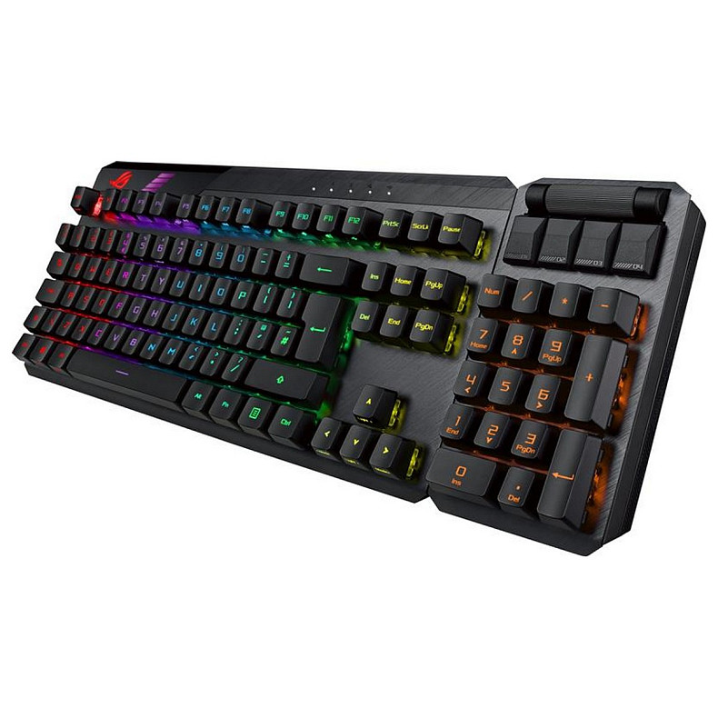 Бездротова клавіатура Asus ROG Claymore II RD RGB WL Black (90MP01W0-BKUA01)