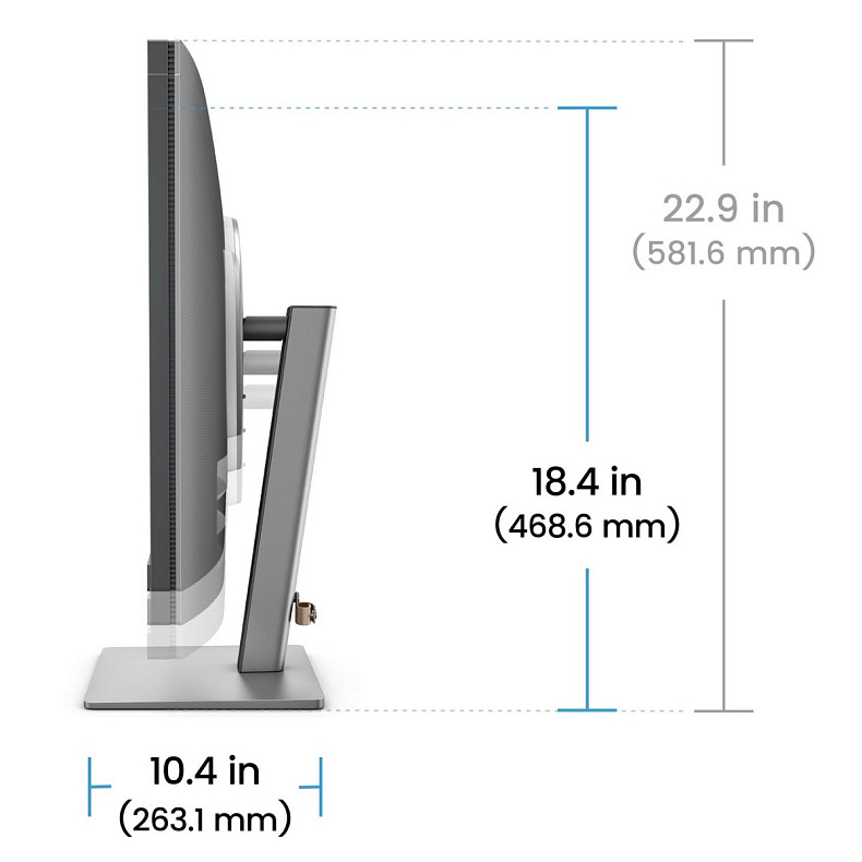 Монітор BenQ 31.5" RD320U, 4K, IPS, 2хHDMI, DP, USB- C, USB-hub, HAS, Pivot, кол.