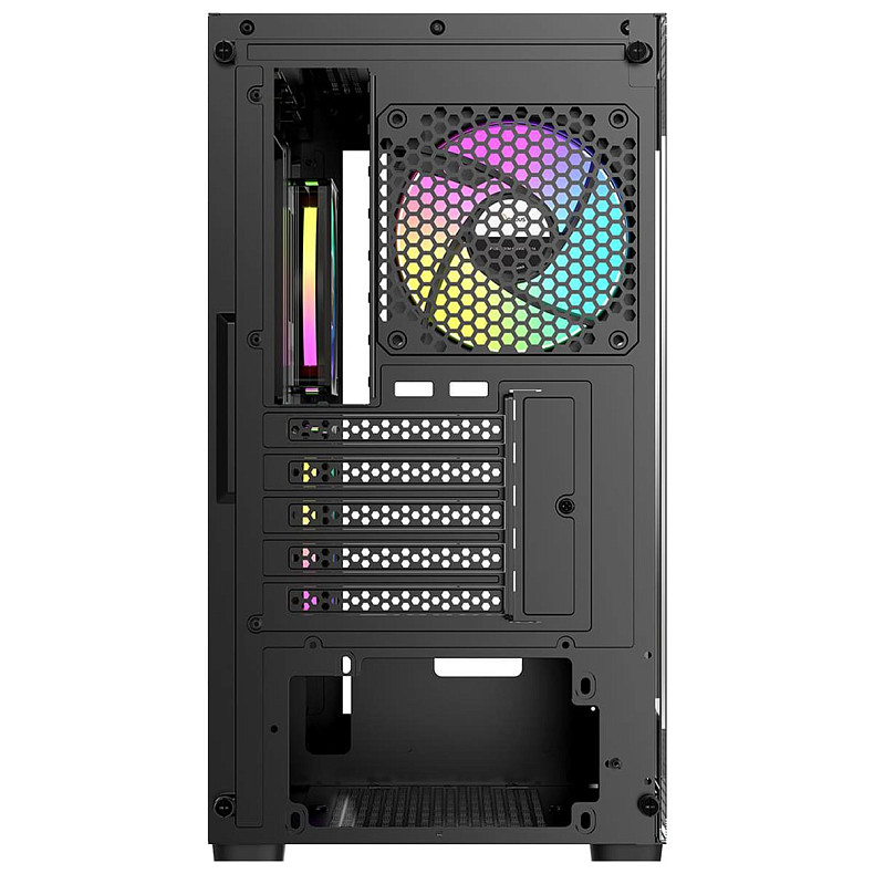 Корпус Ocypus GAMMA C52 W/O PSU, BK ARGB mATX (GAMMA-C52-BKD300XX-GL)