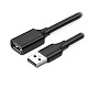 Кабель USB 2.0 AM-AF (продолжитель), 3 м, Nickel Plating Extension Cable Черный, US103 UGREEN