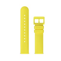Силиконовый ремешок MOBVOI TicWatch E3/GTH/C2 Rubber Silicone Strap 20mm Yellow
