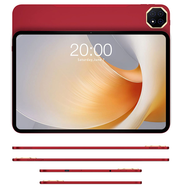 Планшет Teclast T65 Plus 8/256GB 4G Dual Sim Red (A3D4+с/TL-112936) з чохлом