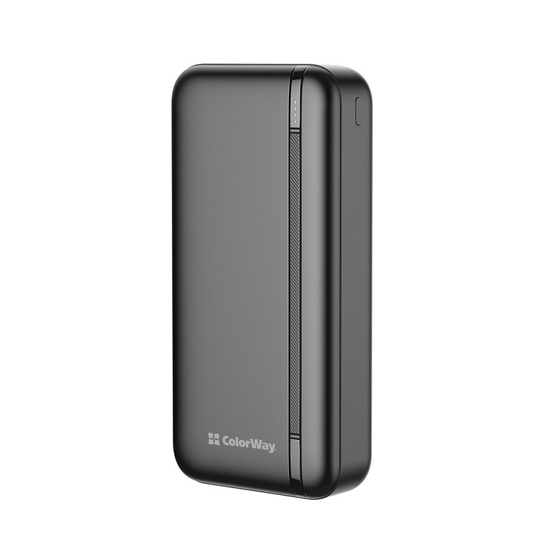 Универсальная мобильная батарея ColorWay Portable Charger 20000mAh Black (CW-PB200LPB4BK-PD)