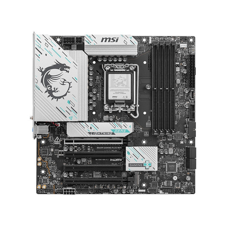 Материнська плата MSI B860M Gaming Plus WiFi з роз'ємом 1851