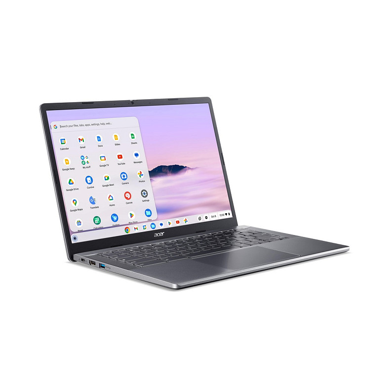 Ноутбук Acer Chromebook Plus CB514-3H 14" WUXGA IPS, AMD R3-7320C, 8GB, F512GB, UMA, ChromeOS, сірий