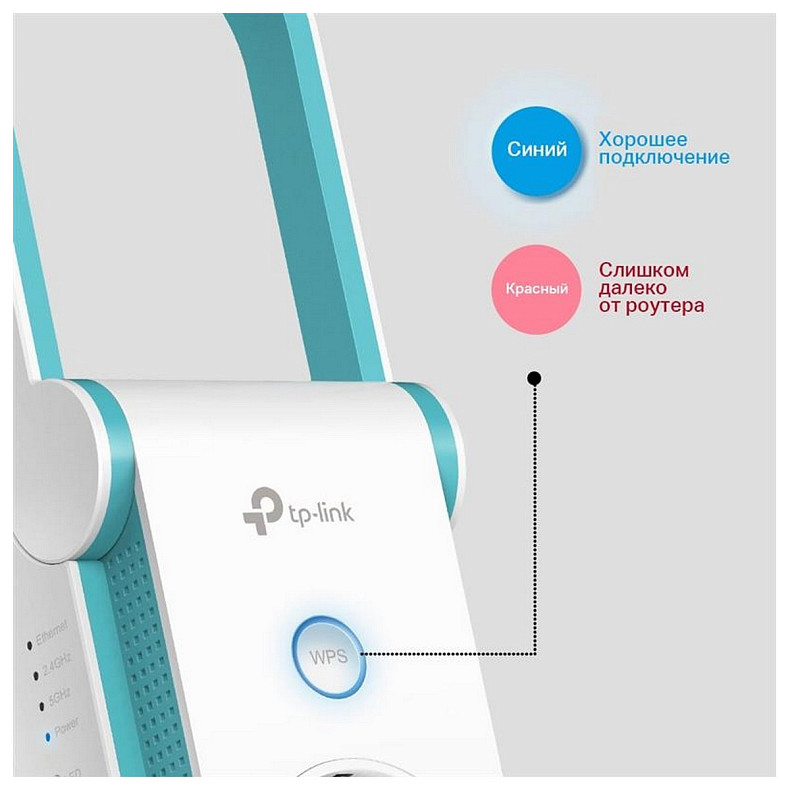 Беспроводной повторитель/расширитель WiFi сигнала TP-Link RE365