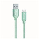 Кабель ColorWay USB-MicroUSB, 1м Mint (CW-CBUM002-MT)