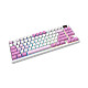Клавіатура MSI Forge GK600 TKL W Violet UA 83key Mechanical Linear USB-A Wireless Blue