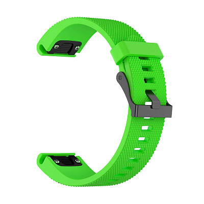 Силіконовий ремінець QuickFit 20 Dots Silicone Band Green