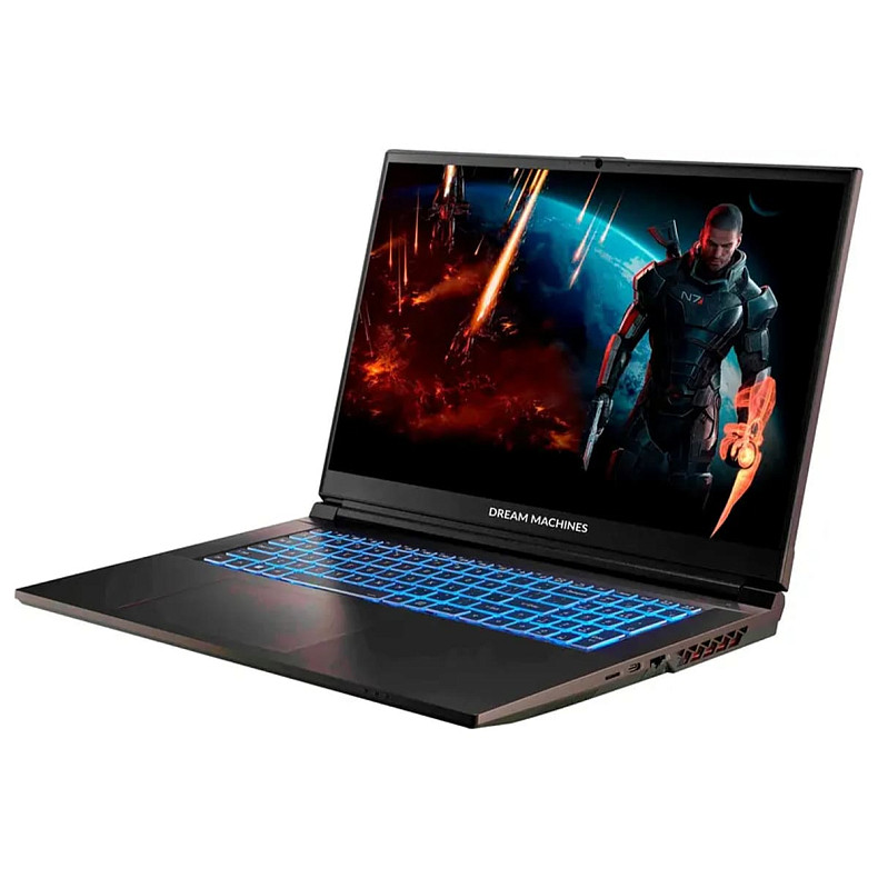 Ноутбук Dream Machines RG4050-17 17.3FHD IPS, Intel i7-14700HX, 32GB, F1TB, NVD4050-6, DOS, черный