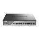 Коммутатор D-Link DSS-200G-10MPP 8xGE PoE, 2xSFP, 242Вт, Неуправляемый