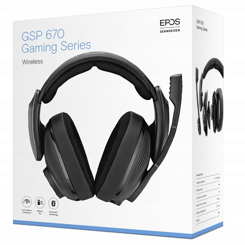 Навушники з мікрофоном Sennheiser EPOS GSP 670 Black (1000233)