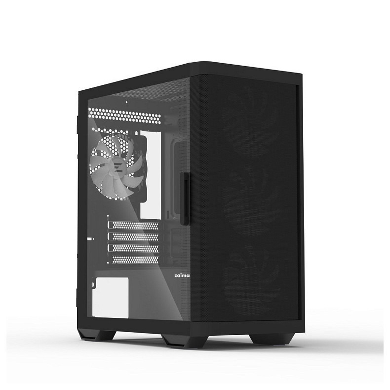 Корпус Zalman M4 без БЖ, 2xUSB3.0, 1xUSB2.0, 4x120мм ARGB, VGA 320мм, LCS ready, TG Side Window, black